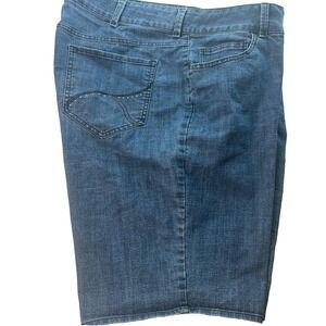 Riders Women's Shorts Size 22W 22 Blue‎ Casual Stretch W42 L10.5